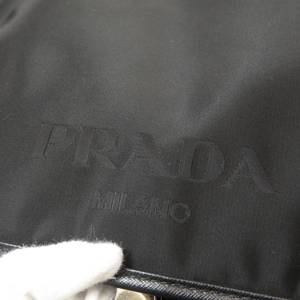 Prada Logo Tessuto Shoulder Bag - Picture 8 of 11